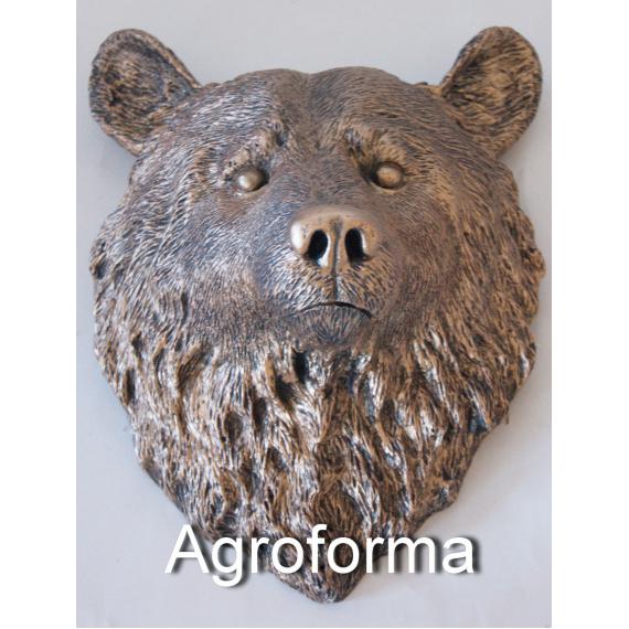 Навес: голова медведя-бронза	45х38