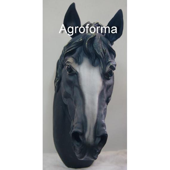 Навес: голова лошади (черная)	42х18х35