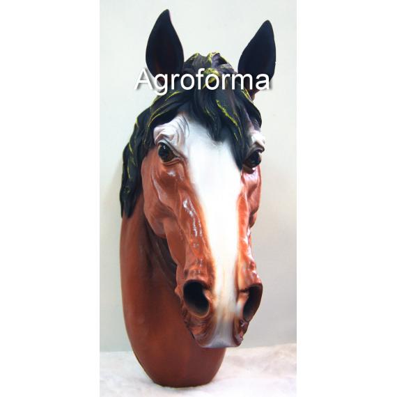 Навес: голова лошади(коричневая)	42х18х35