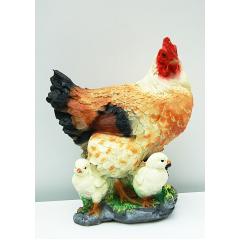 Курица кубанская с цыплятами  42 см АФ0072